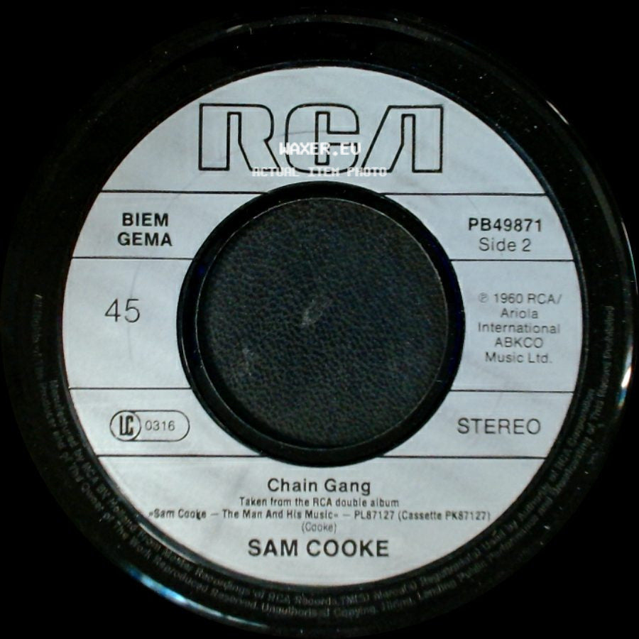 Sam Cooke - Wonderful World / Chain Gang side B