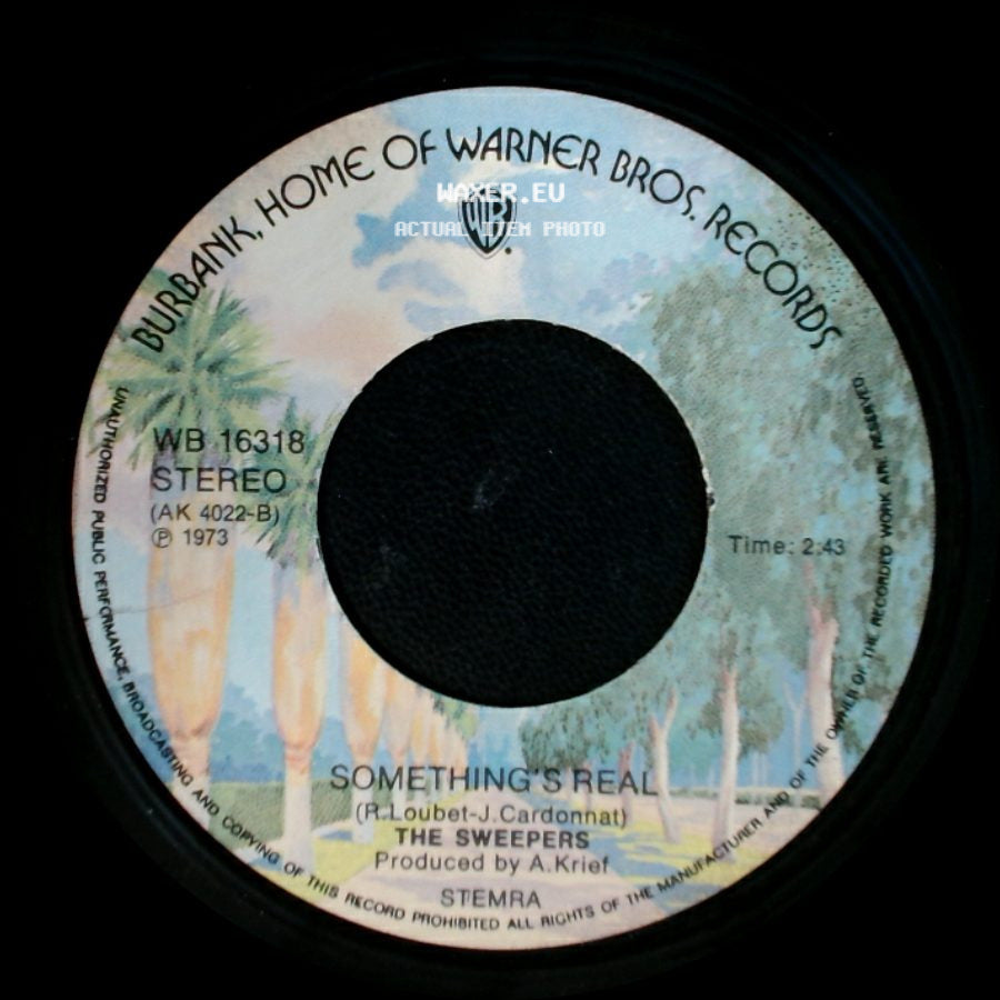 The Sweepers - Harlem Song / Something's Real side B