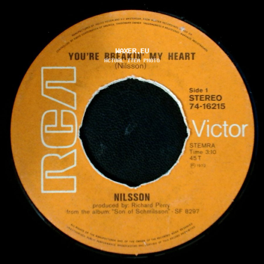 Nilsson - You're Breakin' My Heart / Spaceman side A