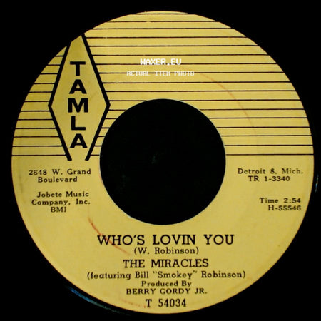 The Miracles - Shop Around / Who's Lovin You side B