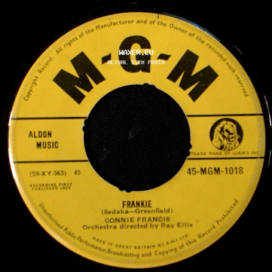Connie Francois - Frankie / Lipstick On Your Collar side A