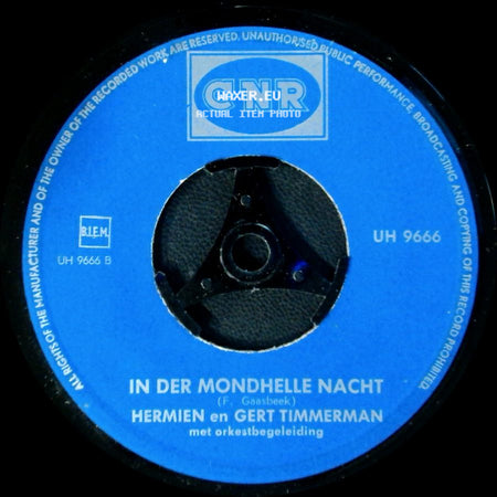 Hermien En Gert Timmerman - In Der Mondhelle Nacht / Der Bunte Hochzeitswagen side A