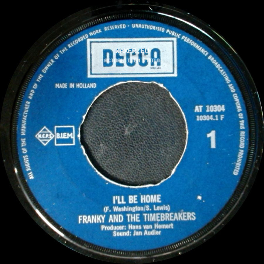 Franky And The Timebreakers - I'll Be Home / Is There Anybody side A