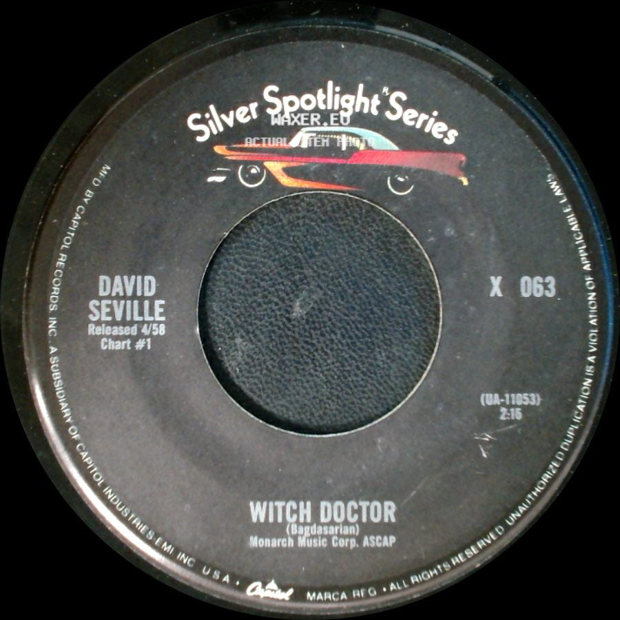 David Seville - The Bird On My Head / Witch Doctor side B