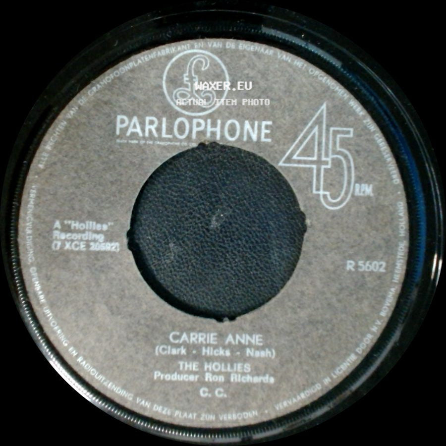 The Hollies - Signs That Will Never Change / Carrie Anne side B