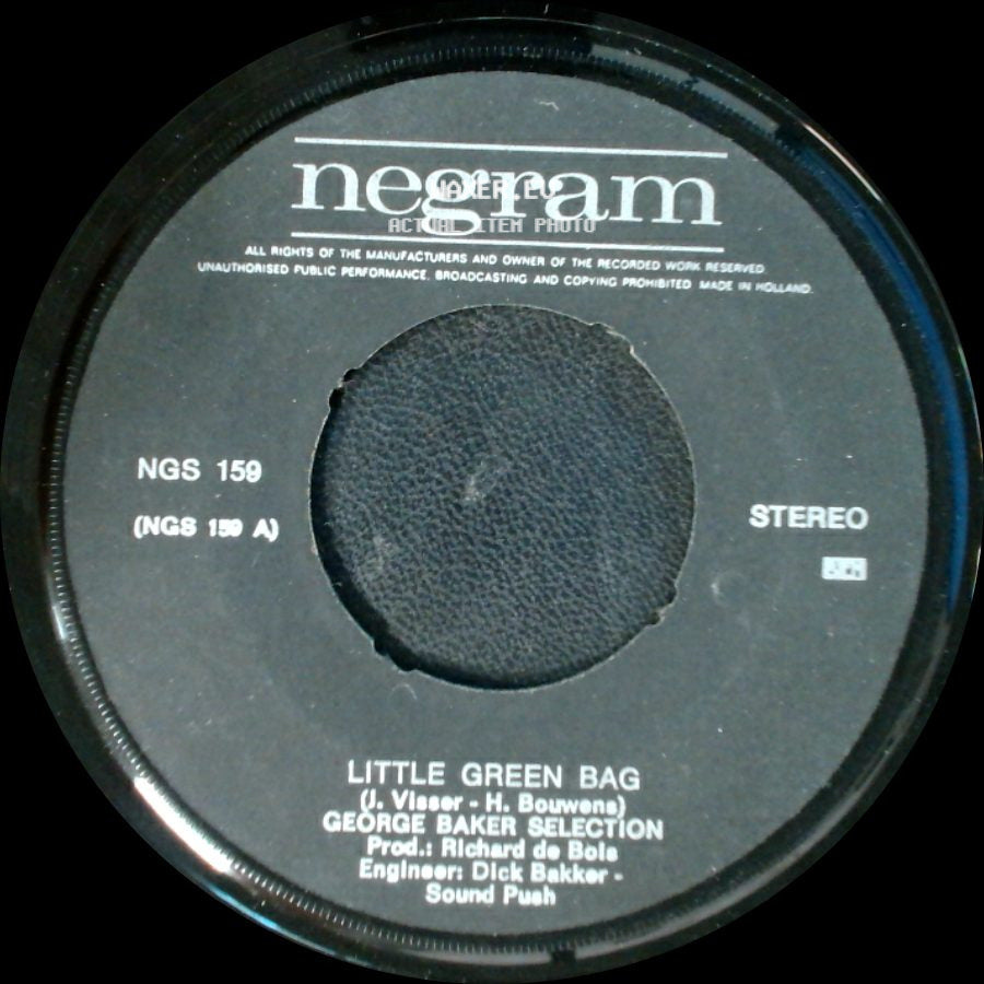 George Baker Selection - Pretty Little Dreamer / Little Green Bag side B