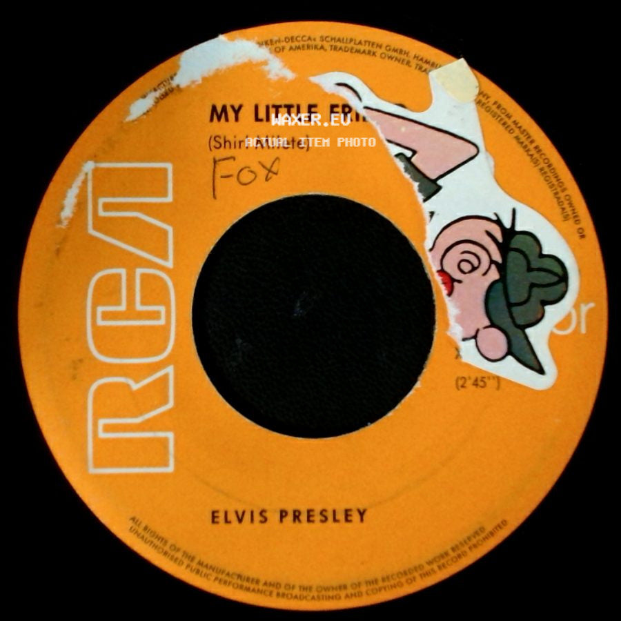 Elvis Presley - My Little Friend / Kentucky Rain side A