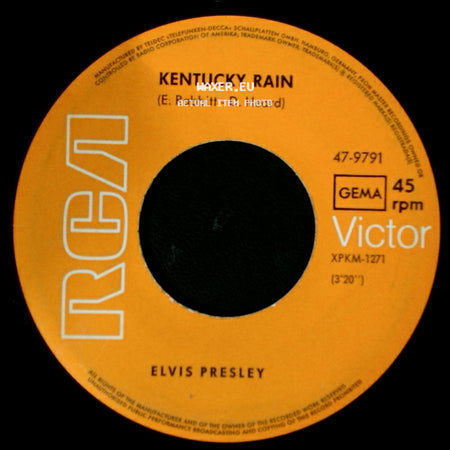 Elvis Presley - My Little Friend / Kentucky Rain side B