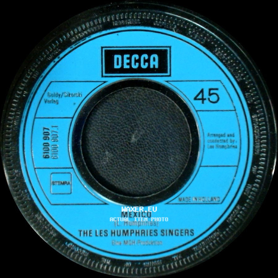 The Les Humphries Singers - Mexico / Jennifer Adam side A