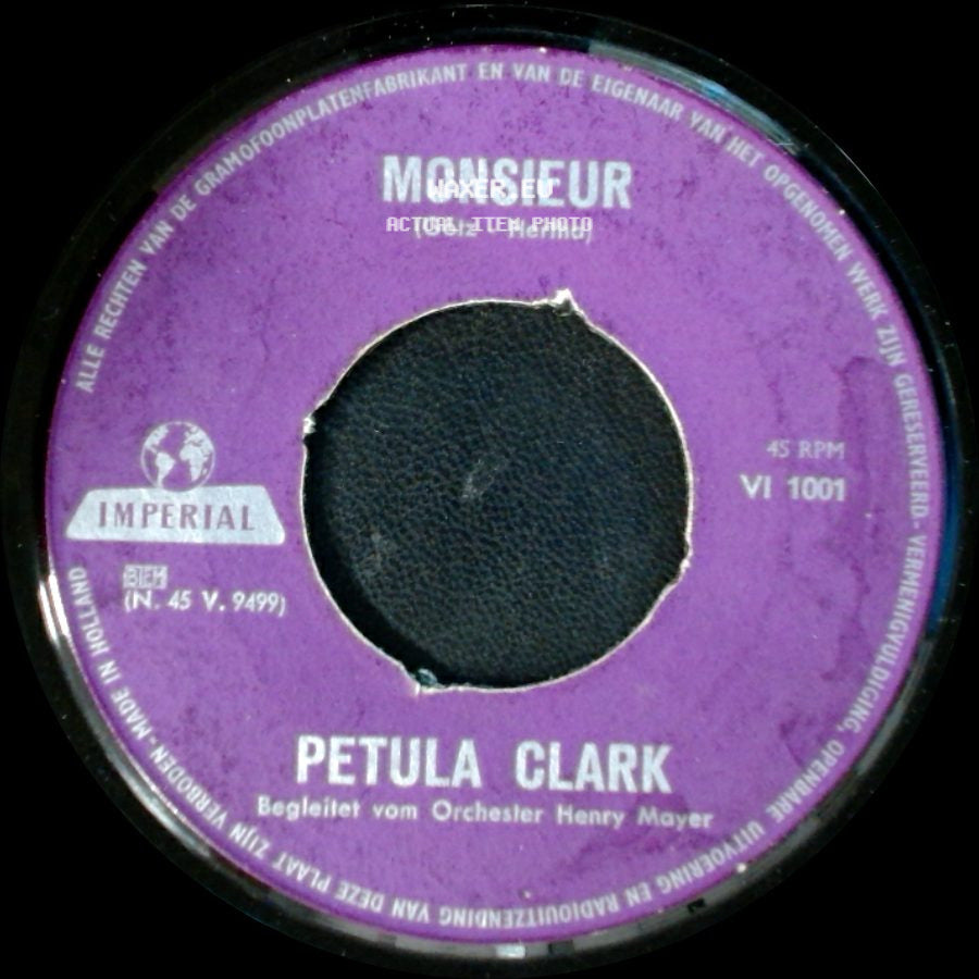 Petula Clark - Monsieur / Kapitan Kapitan side A