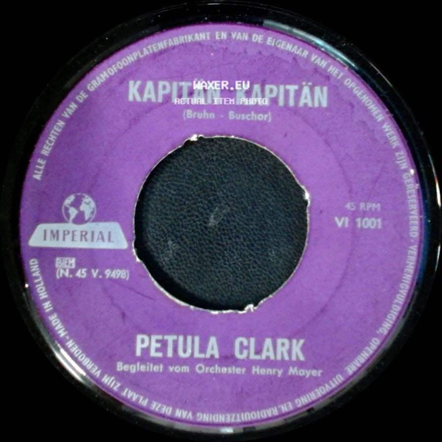 Petula Clark - Monsieur / Kapitan Kapitan side B