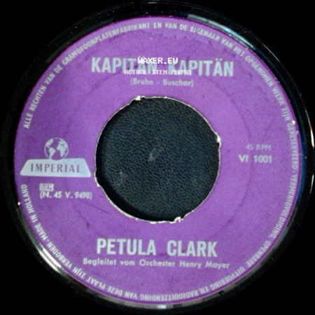 Petula Clark - Monsieur / Kapitan Kapitan side B