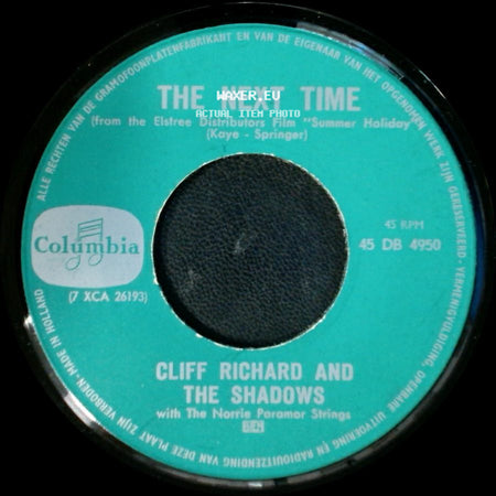 Cliff Richard And The Shadows - Bachelor Boy / The Next Time side B