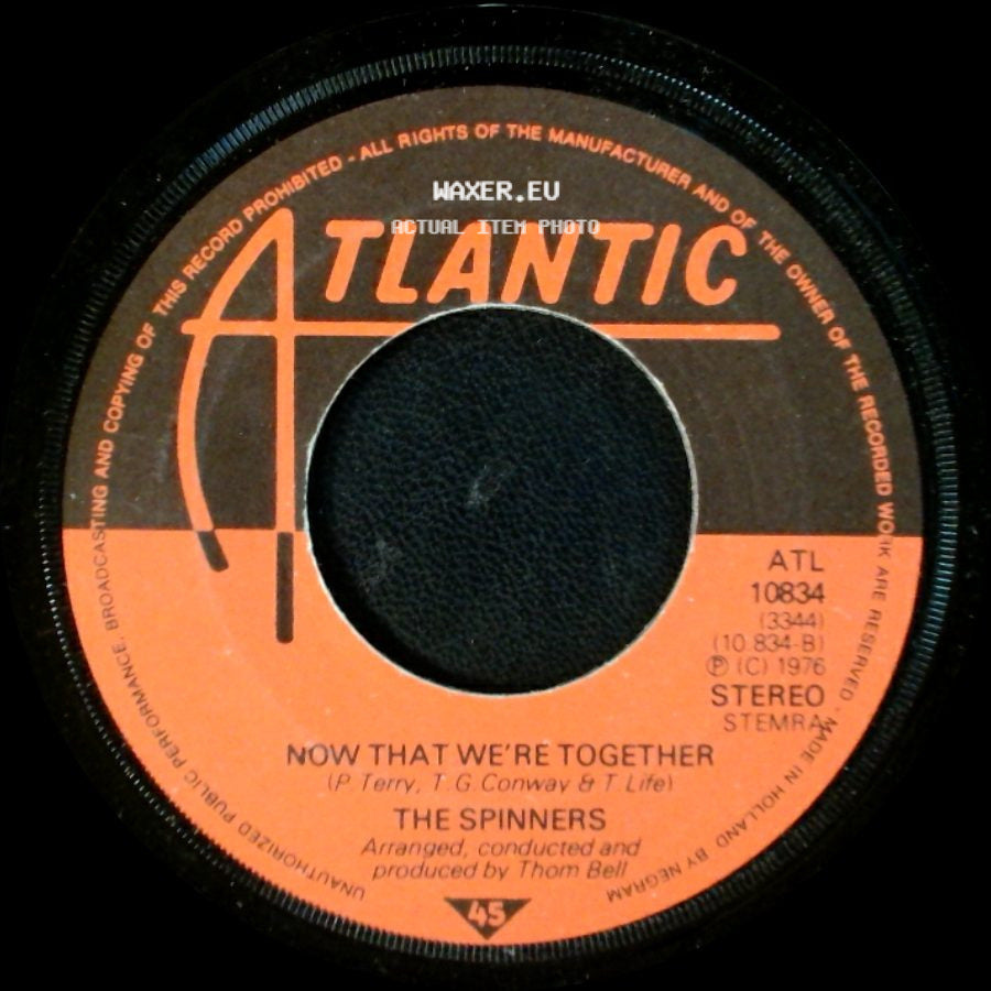 The Spinners - Now That We're Together / The Rubberband Man side A