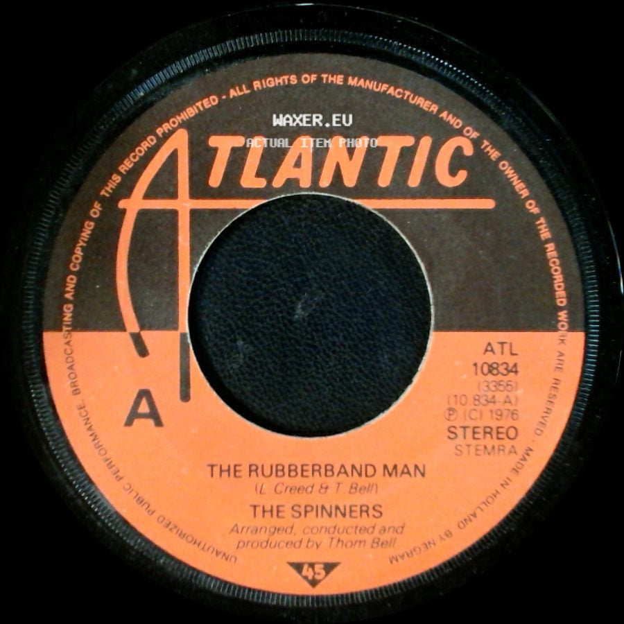 The Spinners - Now That We're Together / The Rubberband Man side B
