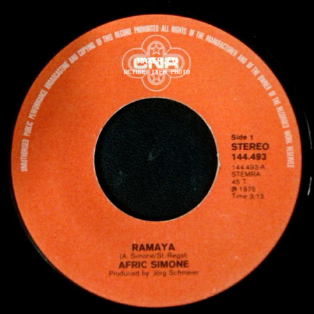 Afric Simone - Ramaya / Piranha side A