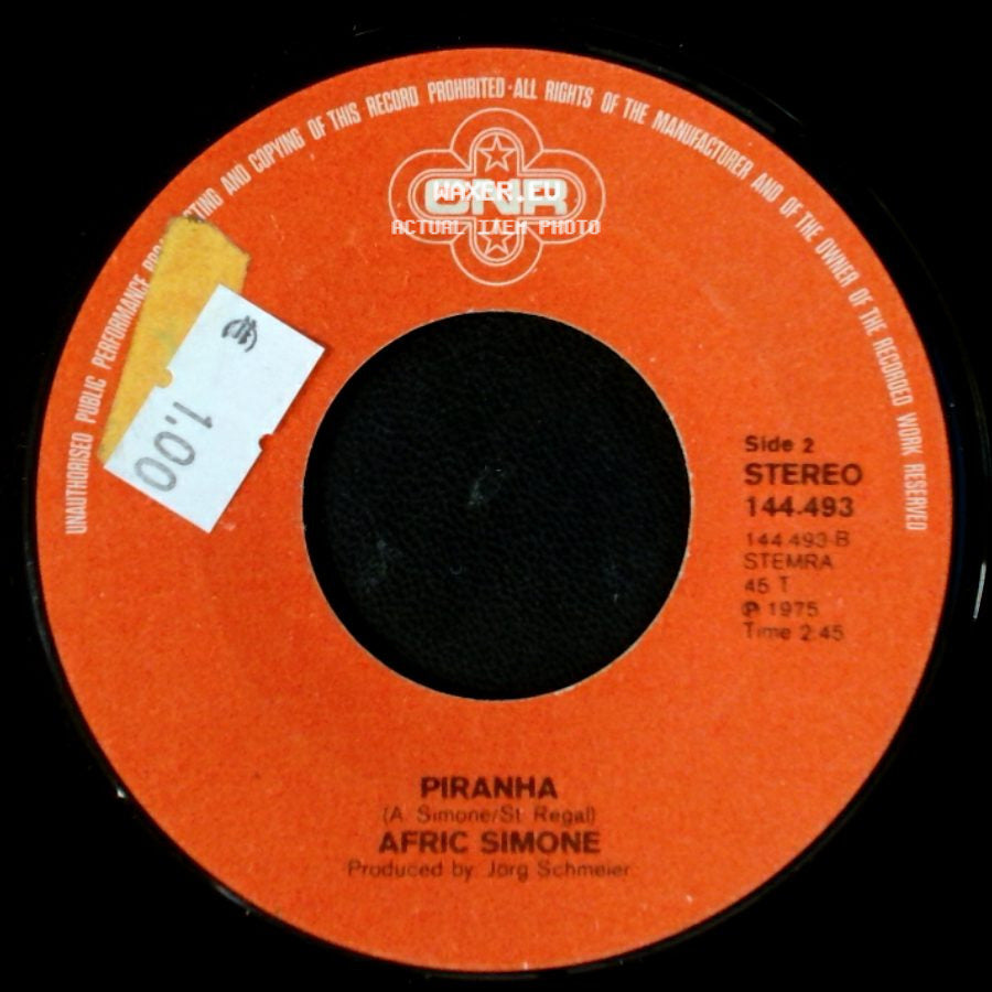Afric Simone - Ramaya / Piranha side B