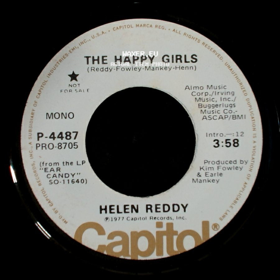 Helen Reddy - The Happy Girls / The Happy Girls side B