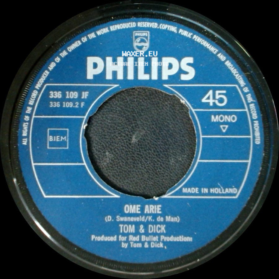 Tom & Dick - Ome Arie / Bloody Mary side A