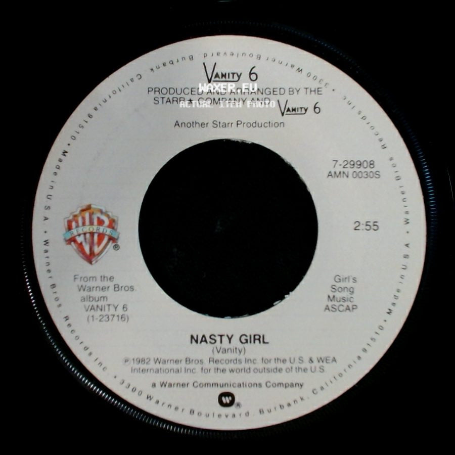 Vanity 6 - Drive Me Wild / Nasty Girl side B