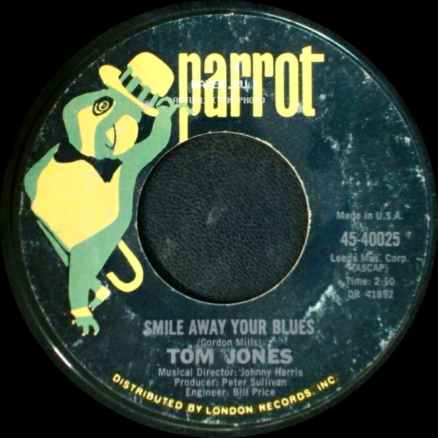 Tom Jones - Smile Away Your Blues / Delilah side A