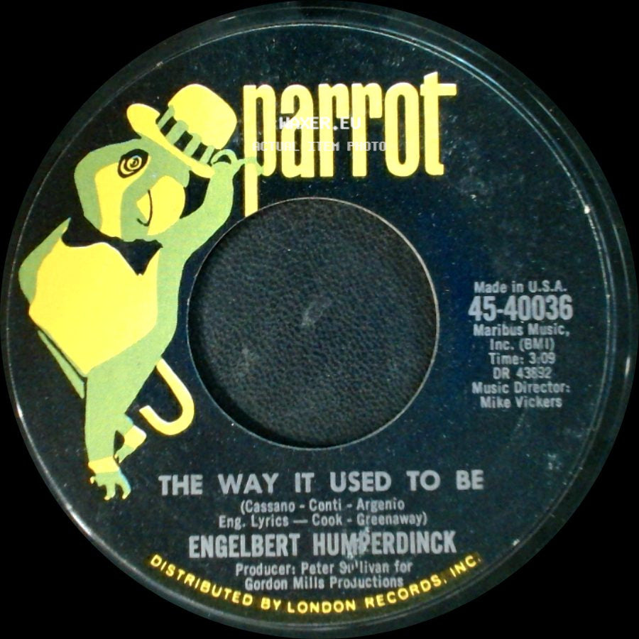 Engelbert Humperdinck - A Good Thing Going / The Way It Used To Be side B