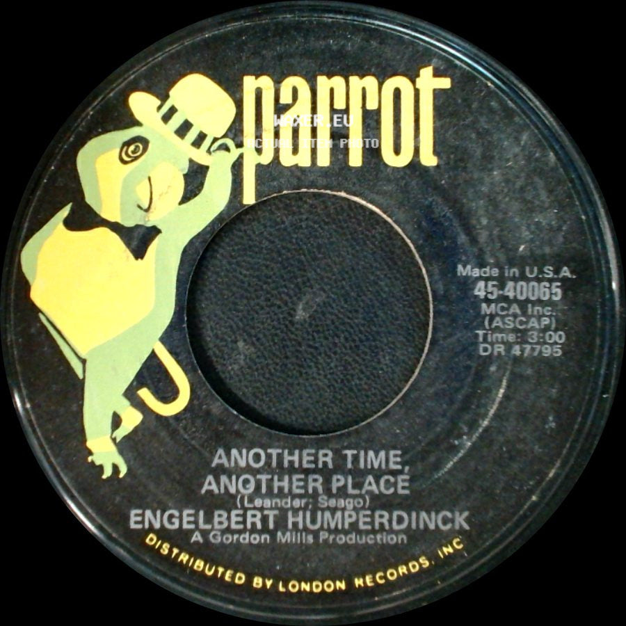 Engelbert Humperdinck - Another Time, Another Place / You're The Window Of My World side A