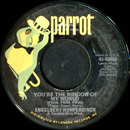 Engelbert Humperdinck - Another Time, Another Place / You're The Window Of My World side B