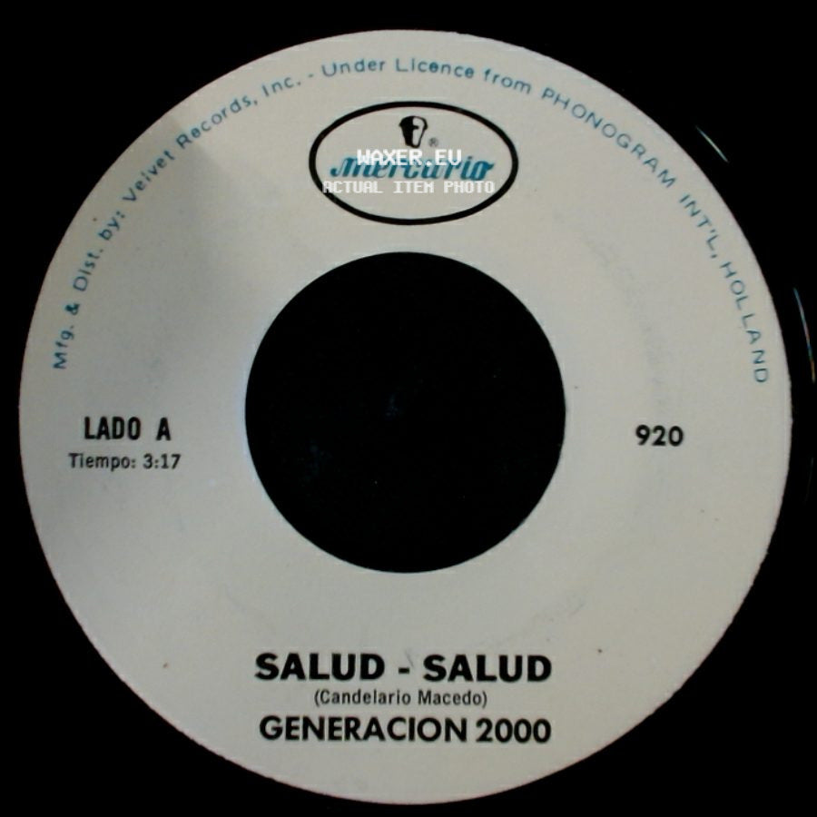 Generacion 2000 - Salud - Salud / Mi Piquito De Oro side A
