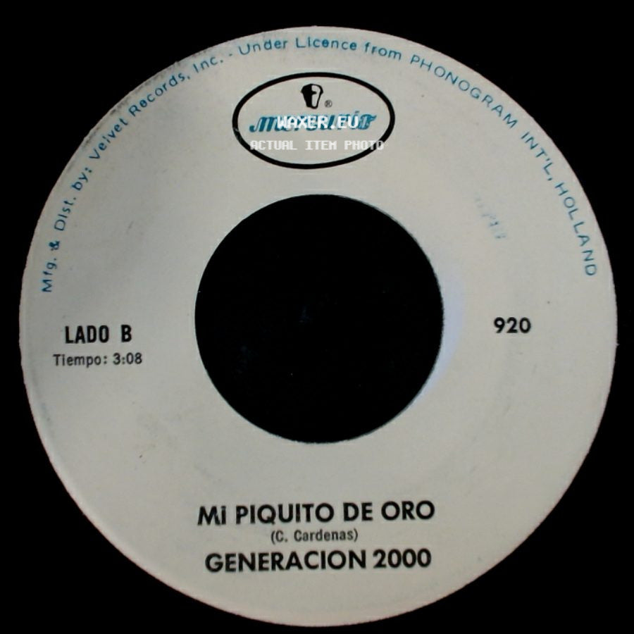 Generacion 2000 - Salud - Salud / Mi Piquito De Oro side B