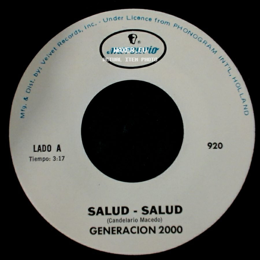 Generacion 2000 - Salud - Salud / Mi Piquito De Oro side A