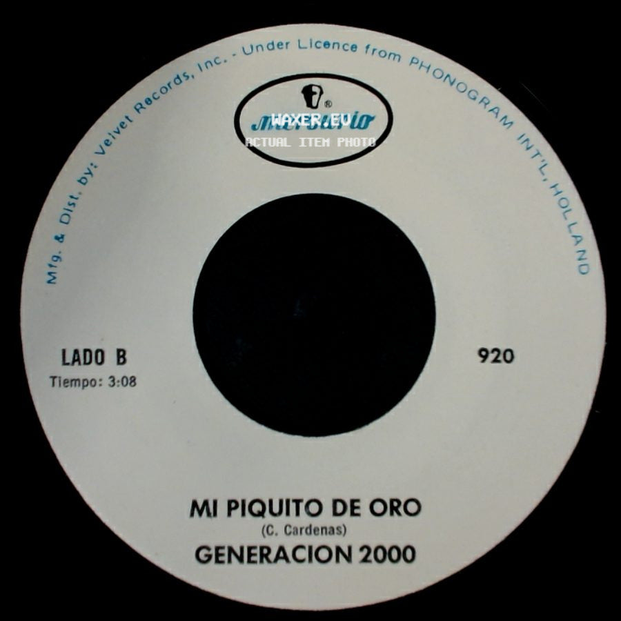 Generacion 2000 - Salud - Salud / Mi Piquito De Oro side B