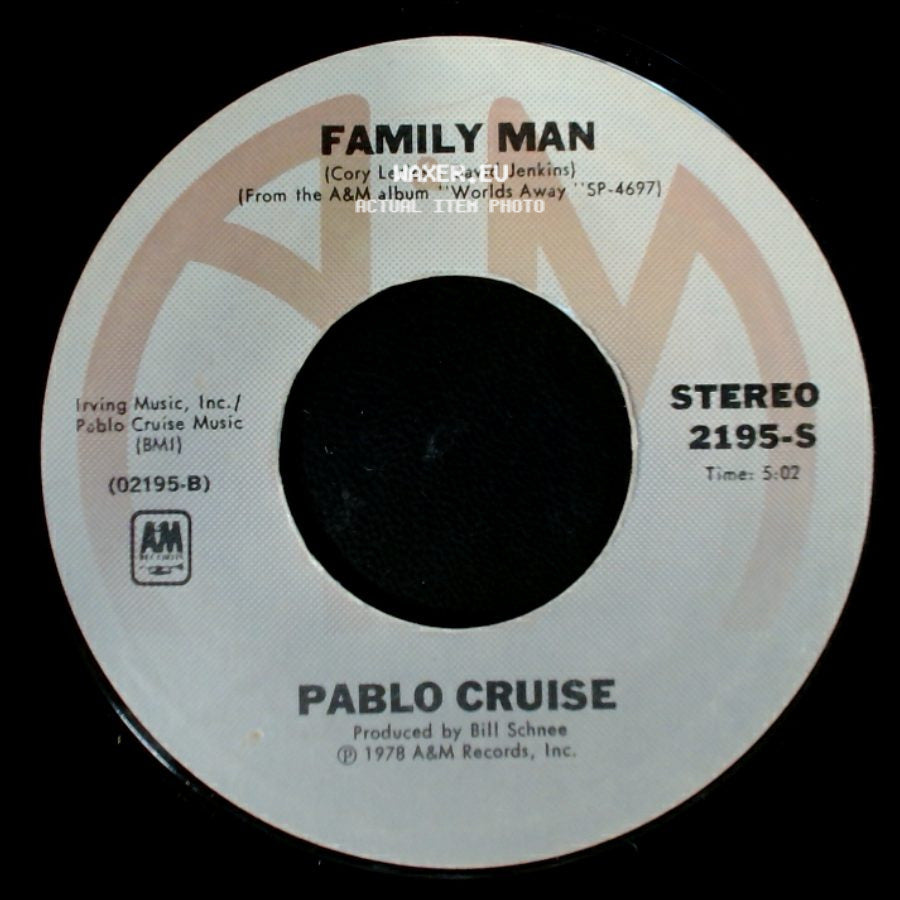 Pablo Cruise - Family Man / I Want You Tonight side A