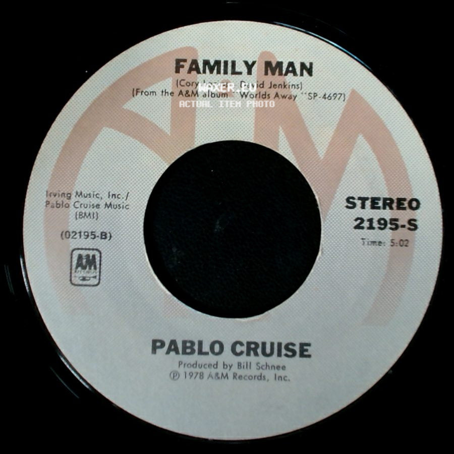 Pablo Cruise - Family Man / I Want You Tonight side A