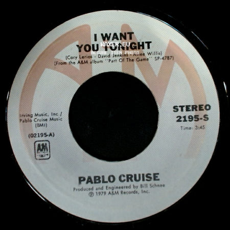 Pablo Cruise - Family Man / I Want You Tonight side B