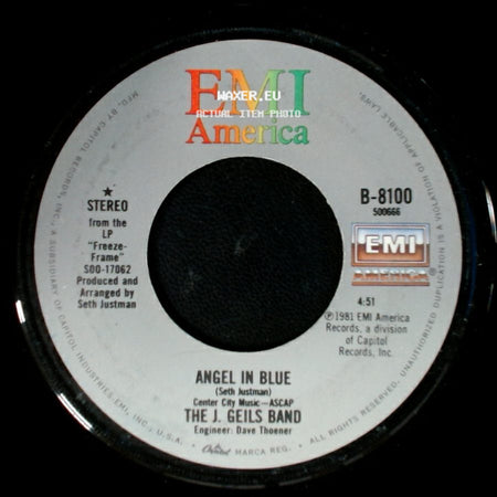 The J. Geils Band - Angel In Blue / River Blindness side A
