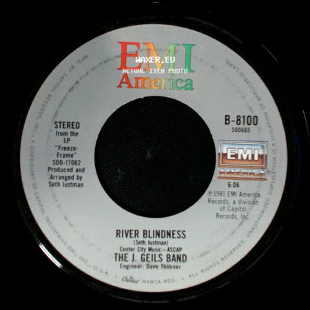 The J. Geils Band - Angel In Blue / River Blindness side B