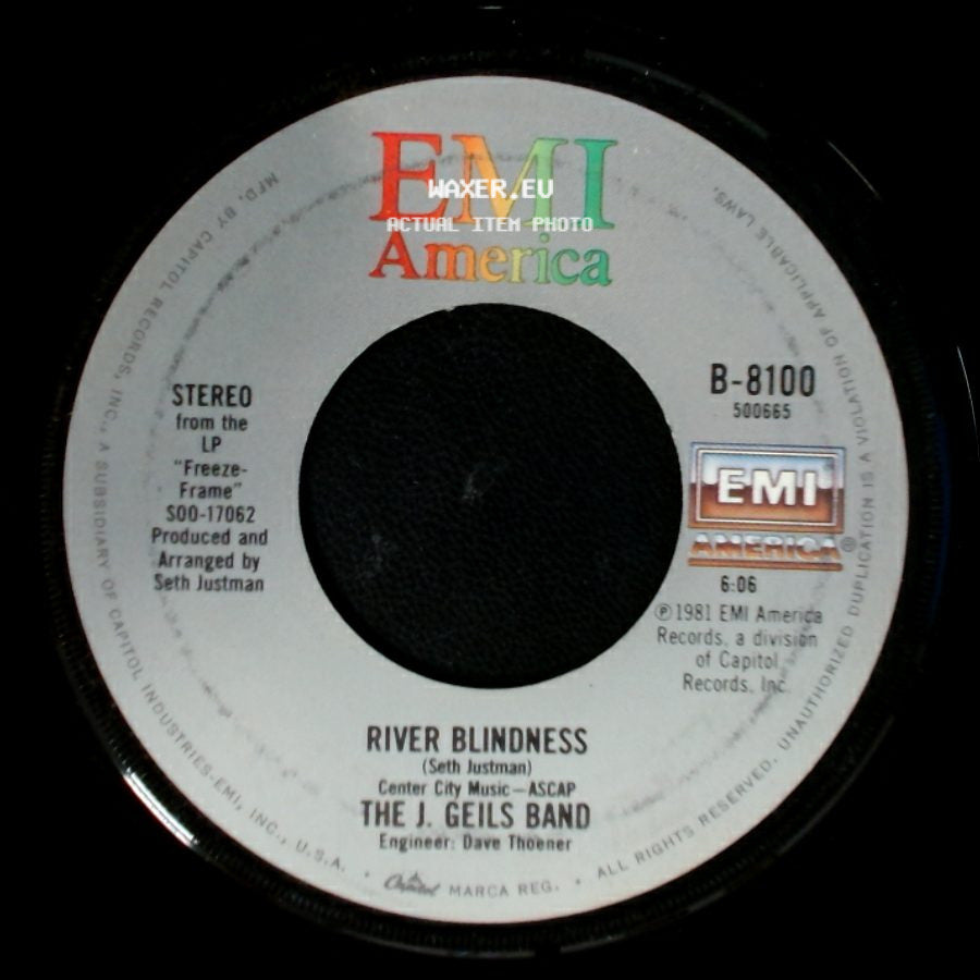 The J. Geils Band - Angel In Blue / River Blindness side B