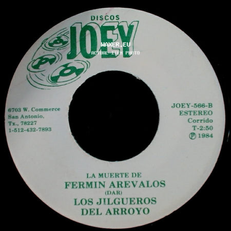 Los Jilgueros Del Arroyo - Consejos De Un Amigo / La Muerte De Fermin Arevalos side B