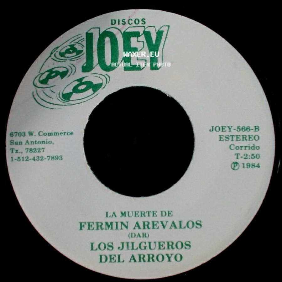 Los Jilgueros Del Arroyo - Consejos De Un Amigo / La Muerte De Fermin Arevalos side B