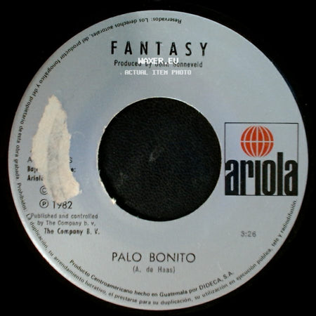 Fantasy - Palo Bonito (Instrumental Dub - Versión) / Palo Bonito side B