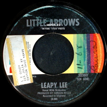 Leapy Lee - Time Will Tell / Little Arrows side B