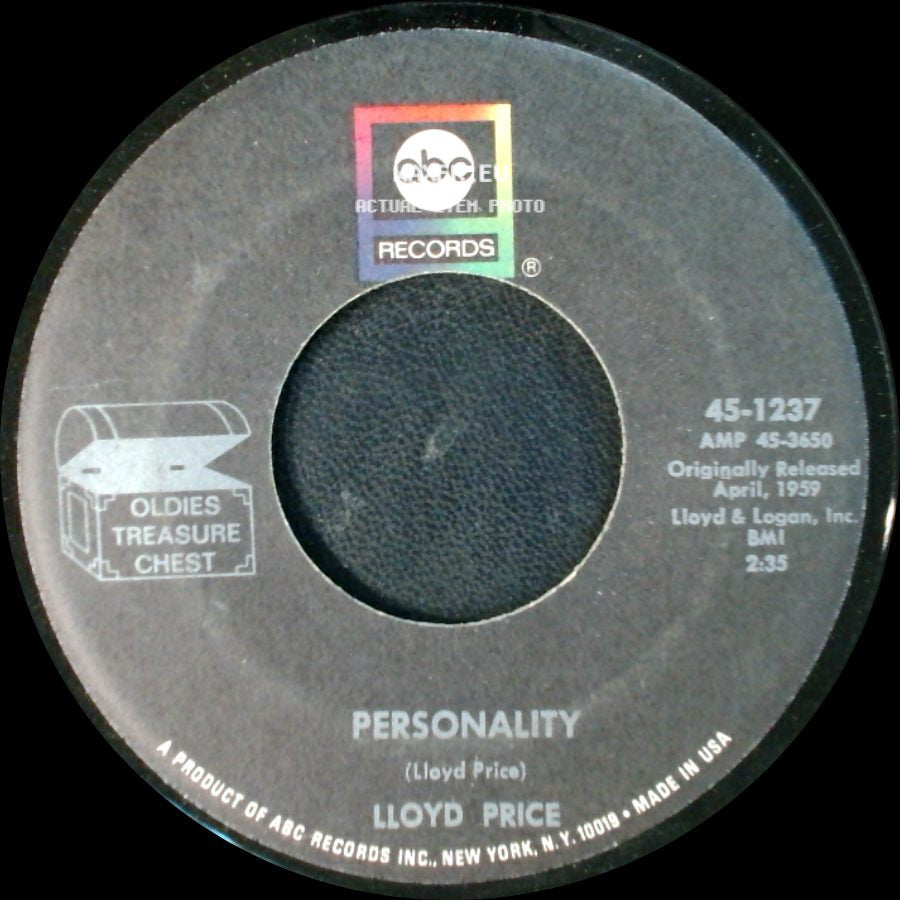 Lloyd Price - Stagger Lee / Personality side B