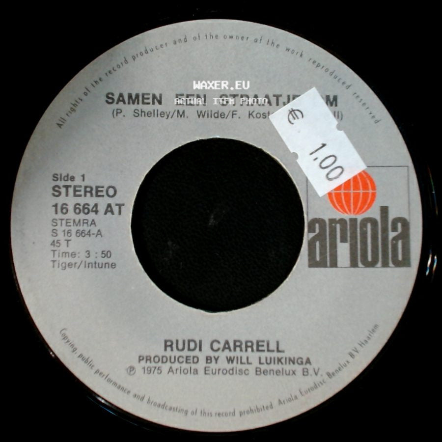 Rudi Carrell - Samen Een Straatje Om / La La La side A