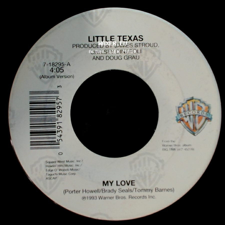 Little Texas - Only Thing I'm Sure Of / My Love side B
