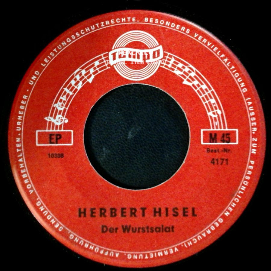 Herbert Hisel - Der Wurstsalat / Der Filmstar side A