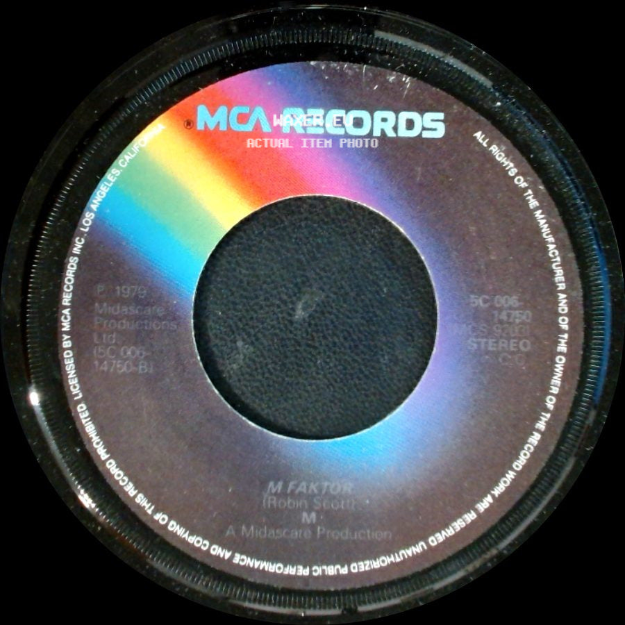 M - M Faktor / Pop Muzik side A