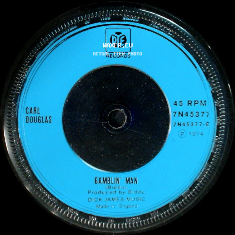 Carl Douglas - Gamblin' Man / Kung Fu Fighting side A