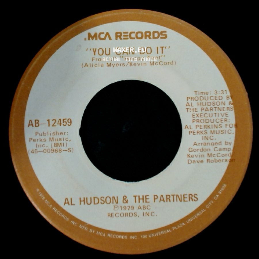 Al Hudson & The Partners - I Don't Want You To Leave Me / You Can Do It side B