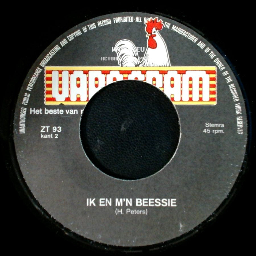 Unknown Artist - Ik En M'n Beessie / Ik Heb Zo Waanzinnig Gedroomd side A